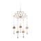 Gold Mango Wood Eclectic Style Windchime, 15" x 30"